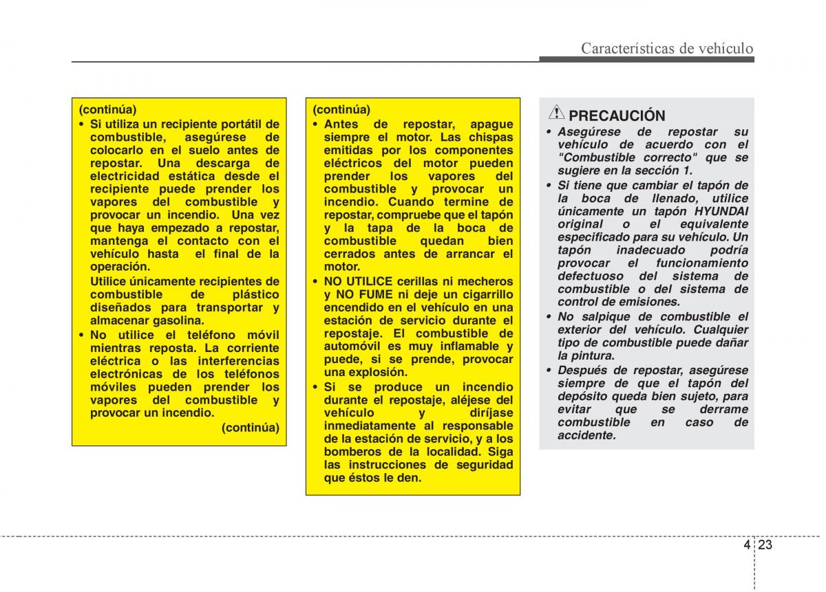 Hyundai i30 I 1 manual del propietario / page 103