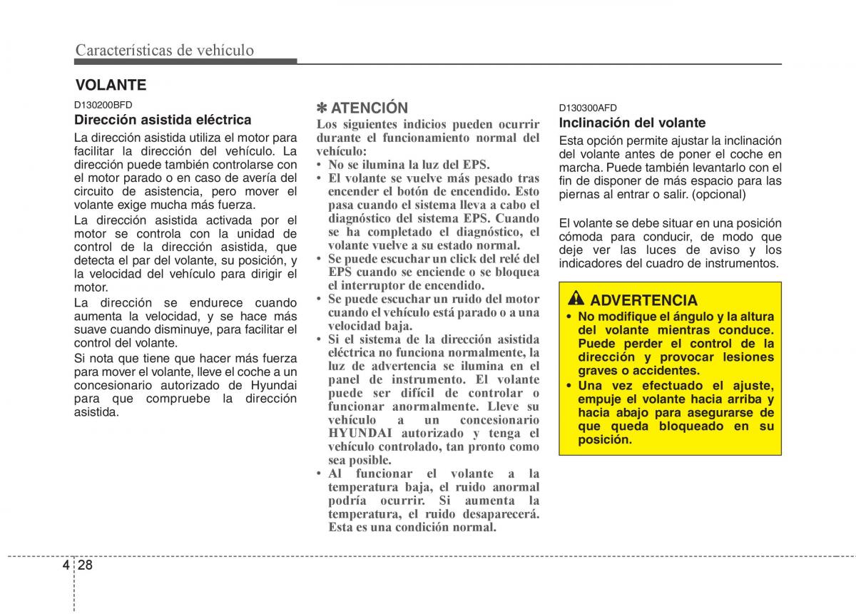 Hyundai i30 I 1 manual del propietario / page 108