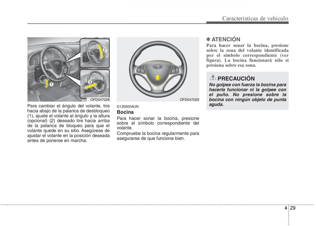 Hyundai i30 I 1 manual del propietario / page 109