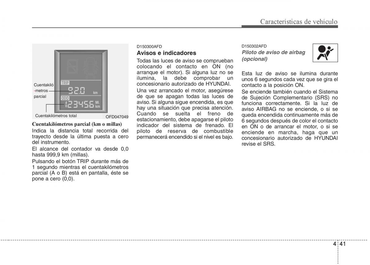 Hyundai i30 I 1 manual del propietario / page 121