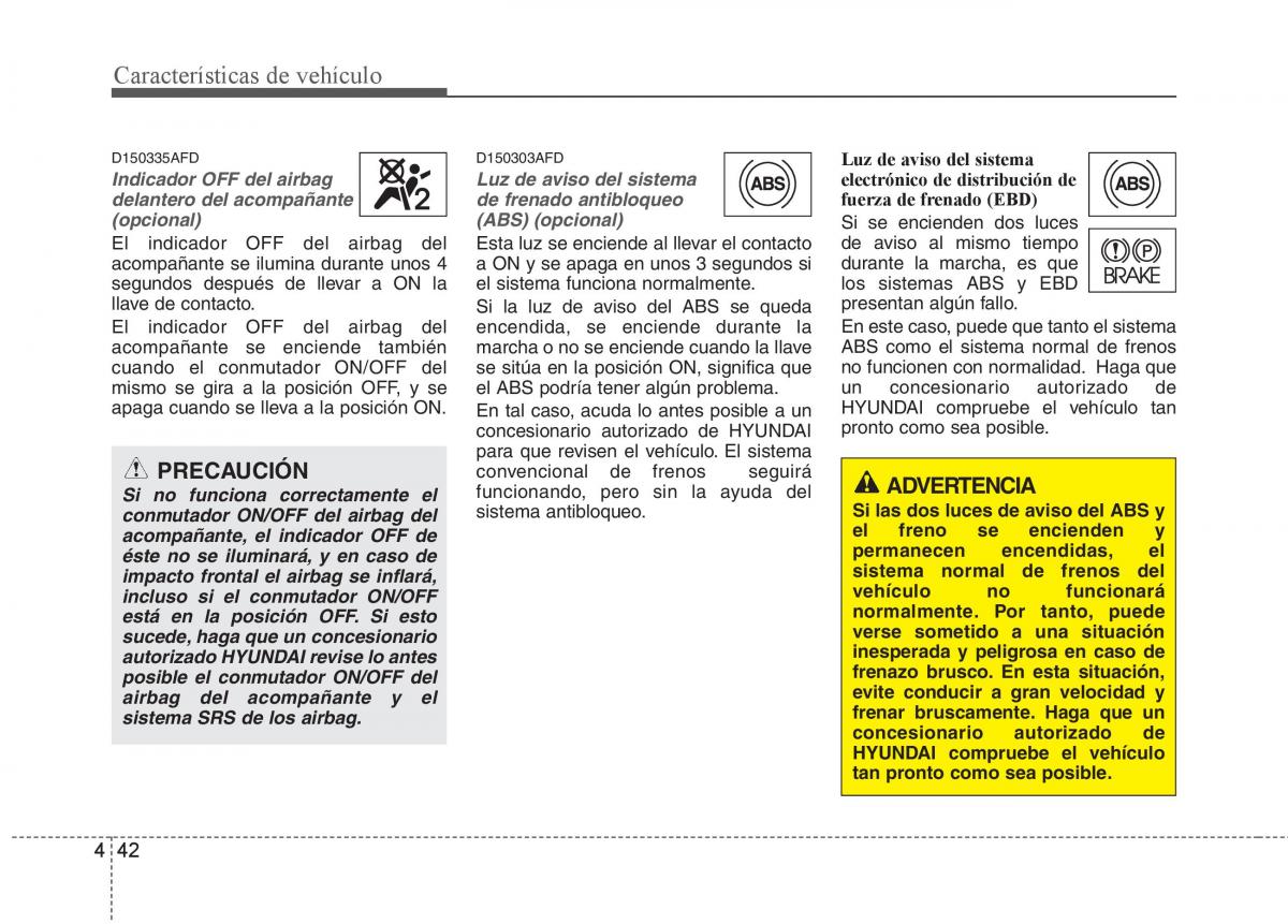 Hyundai i30 I 1 manual del propietario / page 122