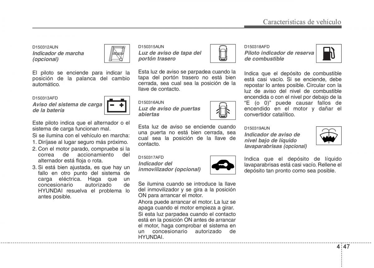 Hyundai i30 I 1 manual del propietario / page 127