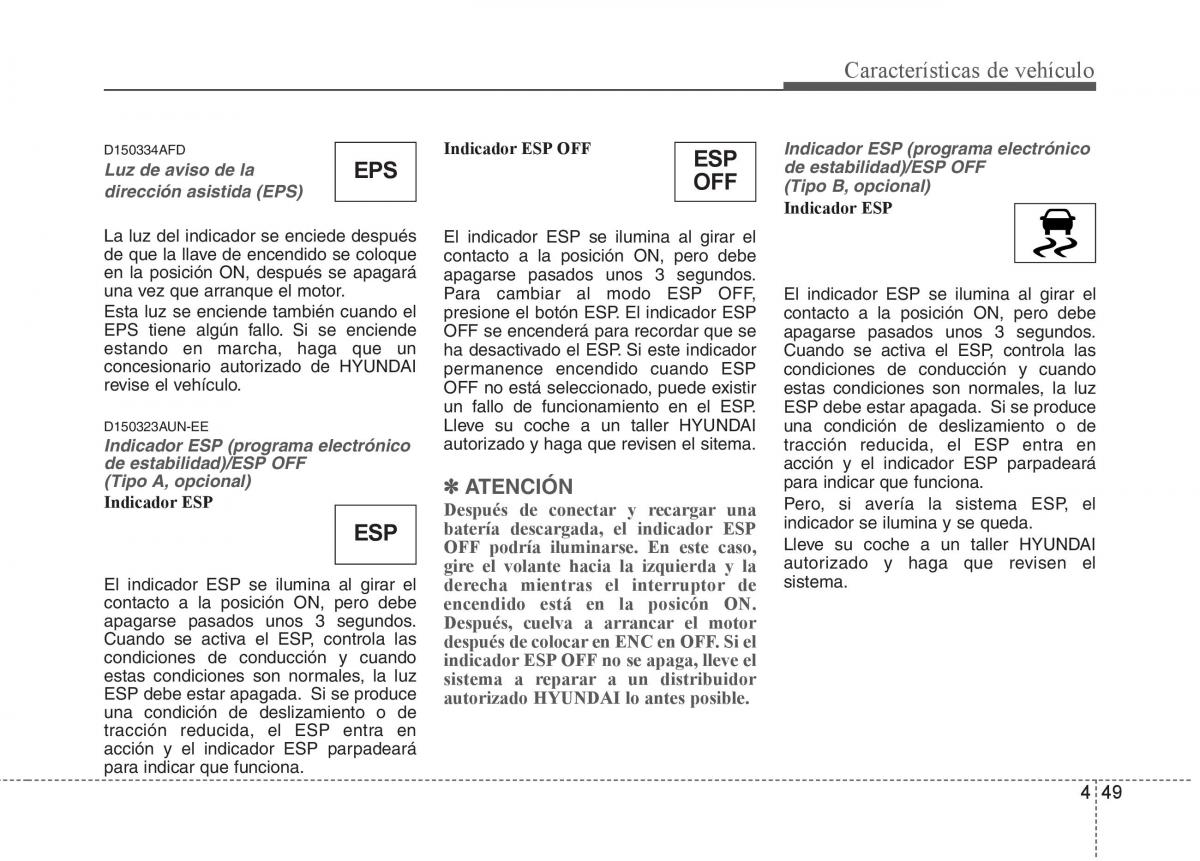 Hyundai i30 I 1 manual del propietario / page 129