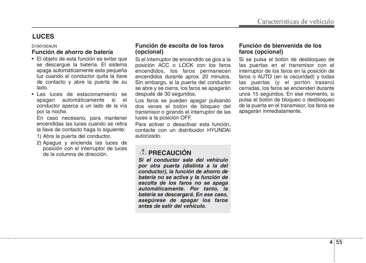 Hyundai i30 I 1 manual del propietario / page 135