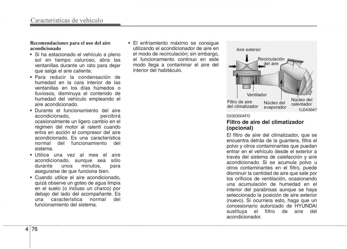 Hyundai i30 I 1 manual del propietario / page 156