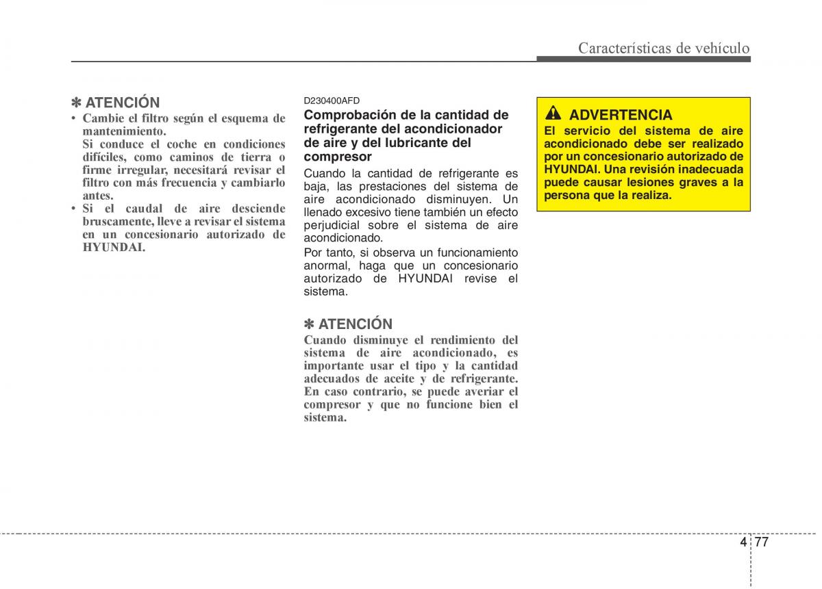 Hyundai i30 I 1 manual del propietario / page 157