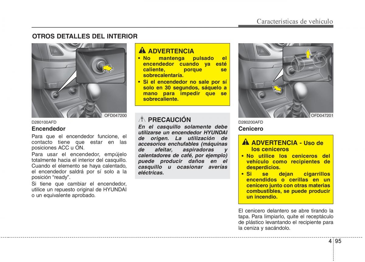 Hyundai i30 I 1 manual del propietario / page 175