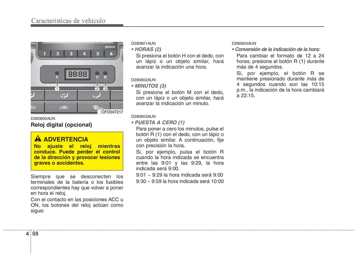 Hyundai i30 I 1 manual del propietario / page 178