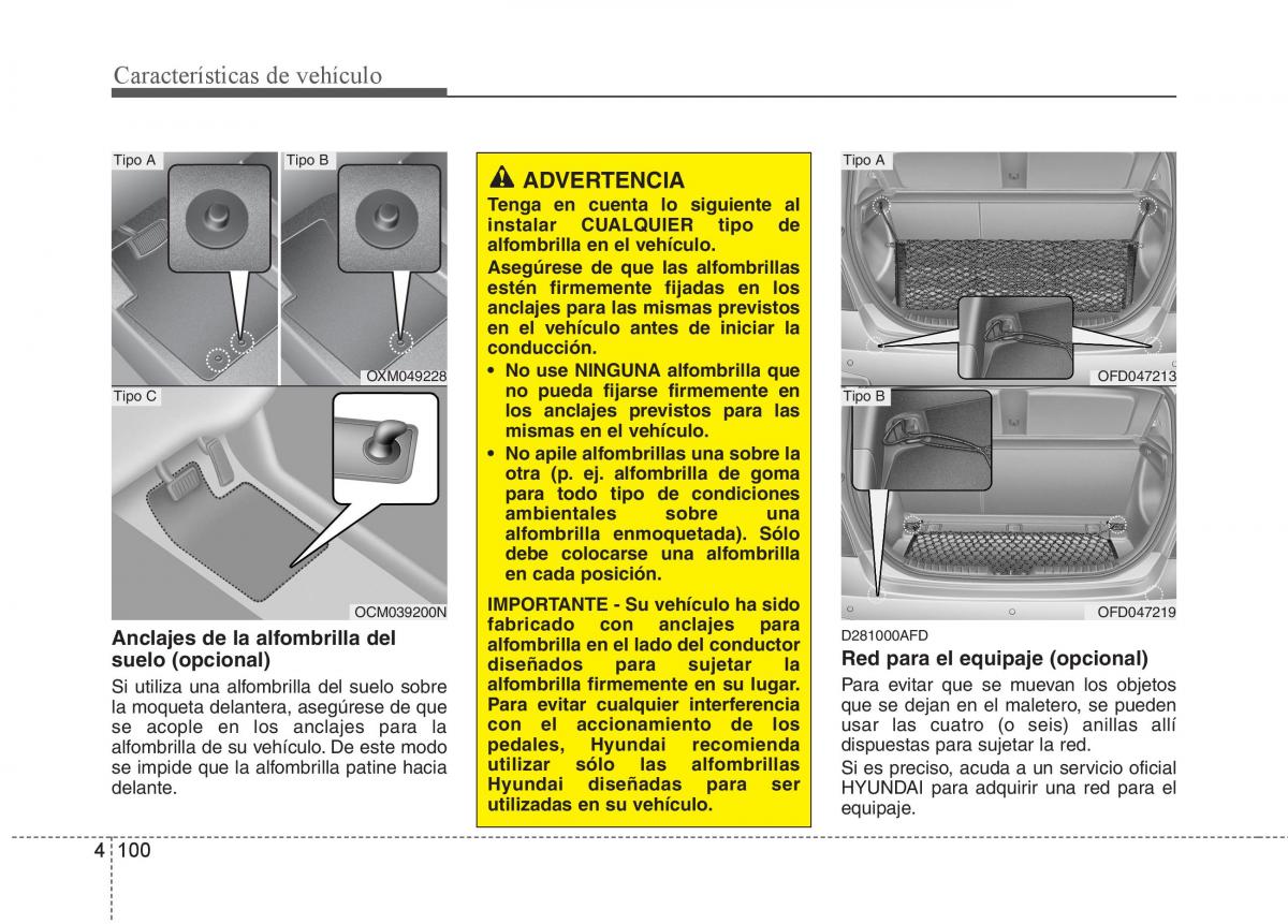 Hyundai i30 I 1 manual del propietario / page 180