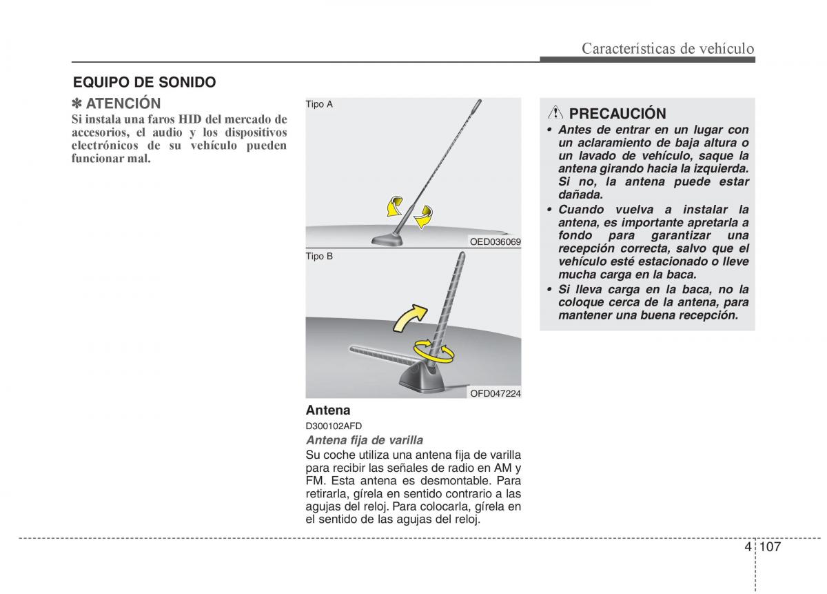 Hyundai i30 I 1 manual del propietario / page 187