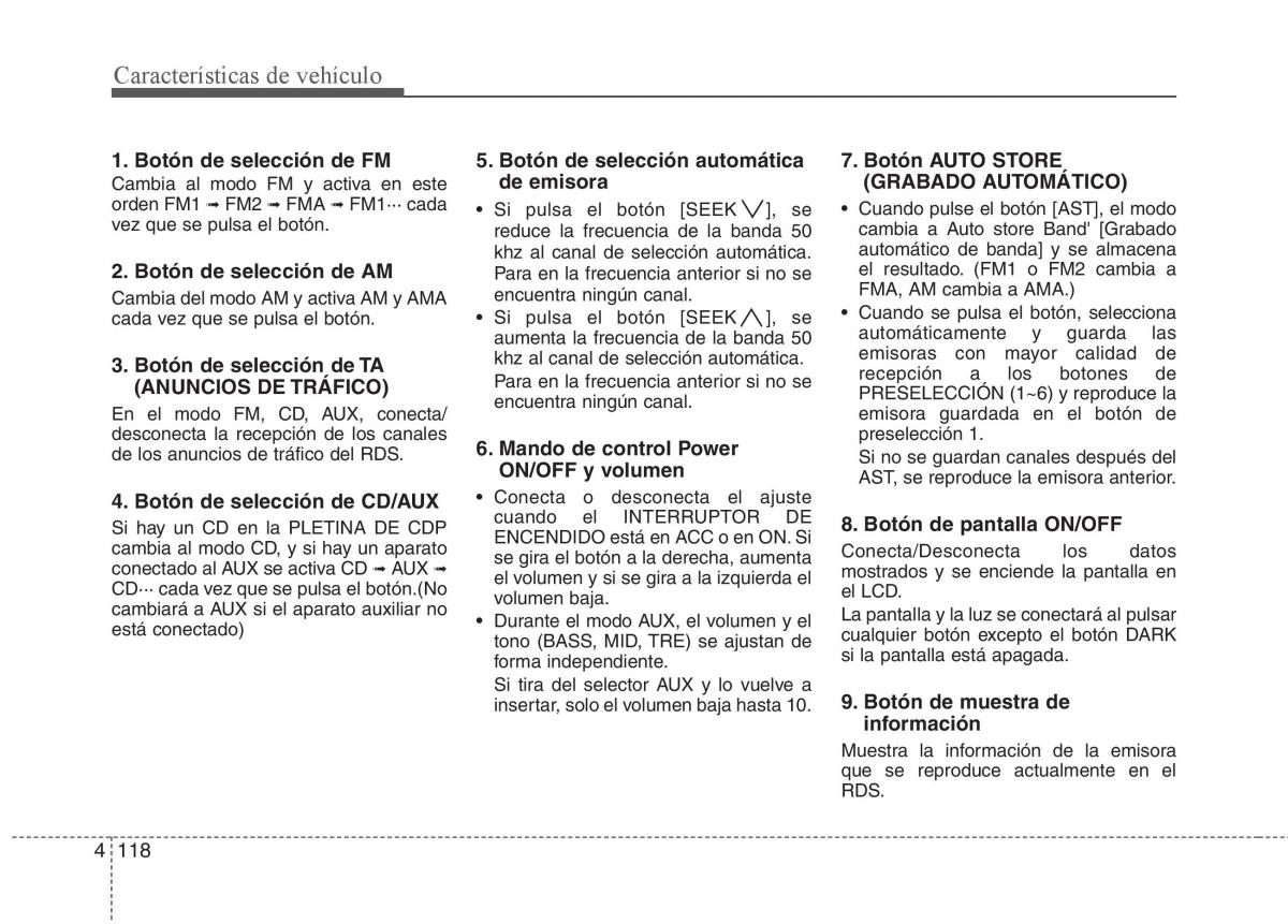 Hyundai i30 I 1 manual del propietario / page 198