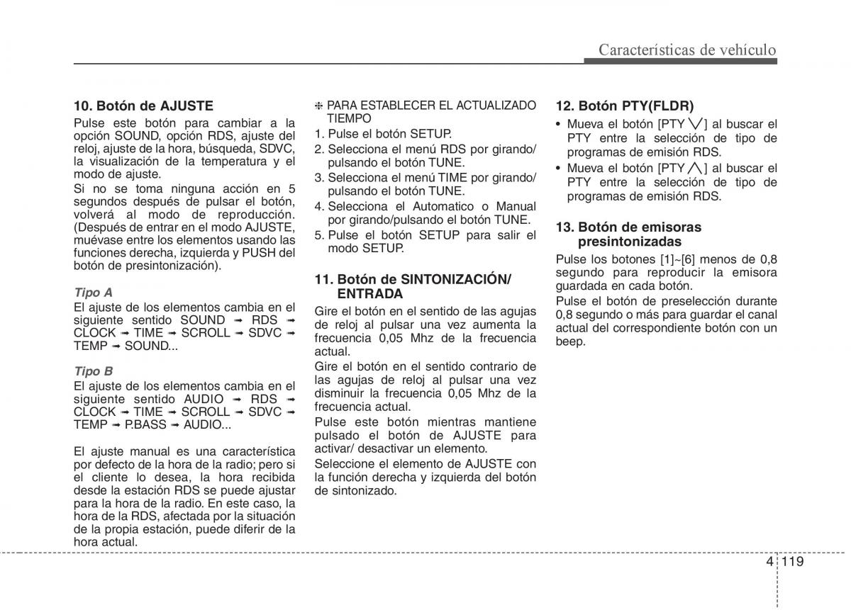 Hyundai i30 I 1 manual del propietario / page 199