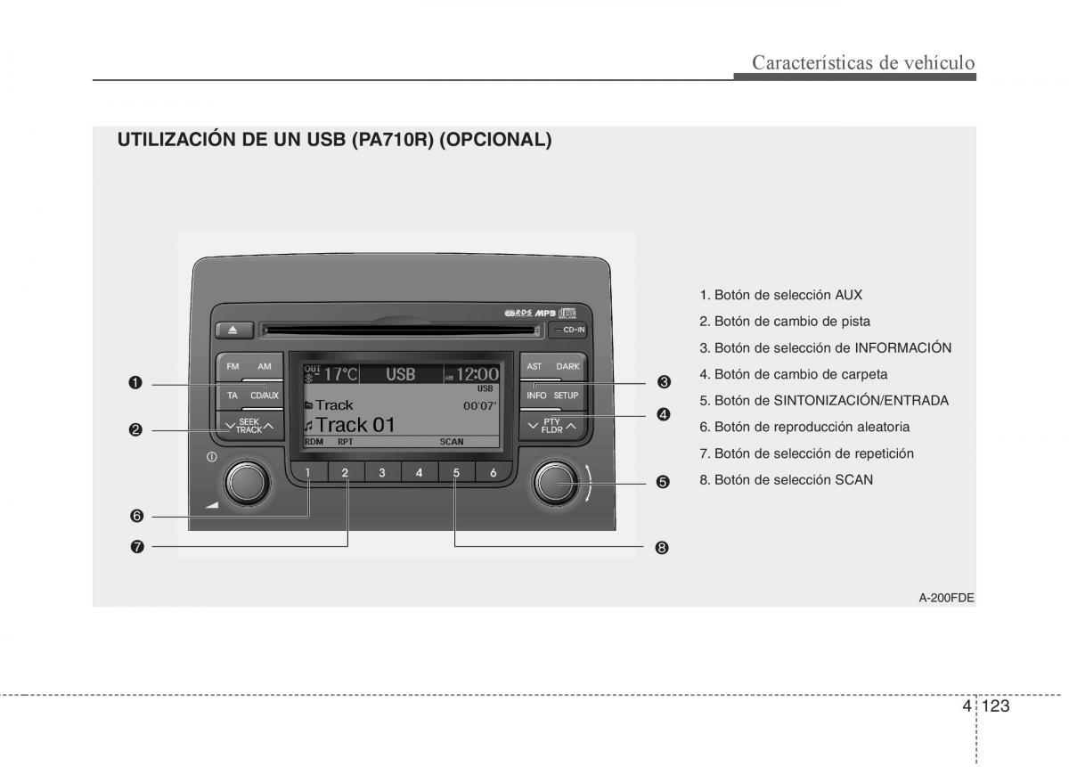 Hyundai i30 I 1 manual del propietario / page 203