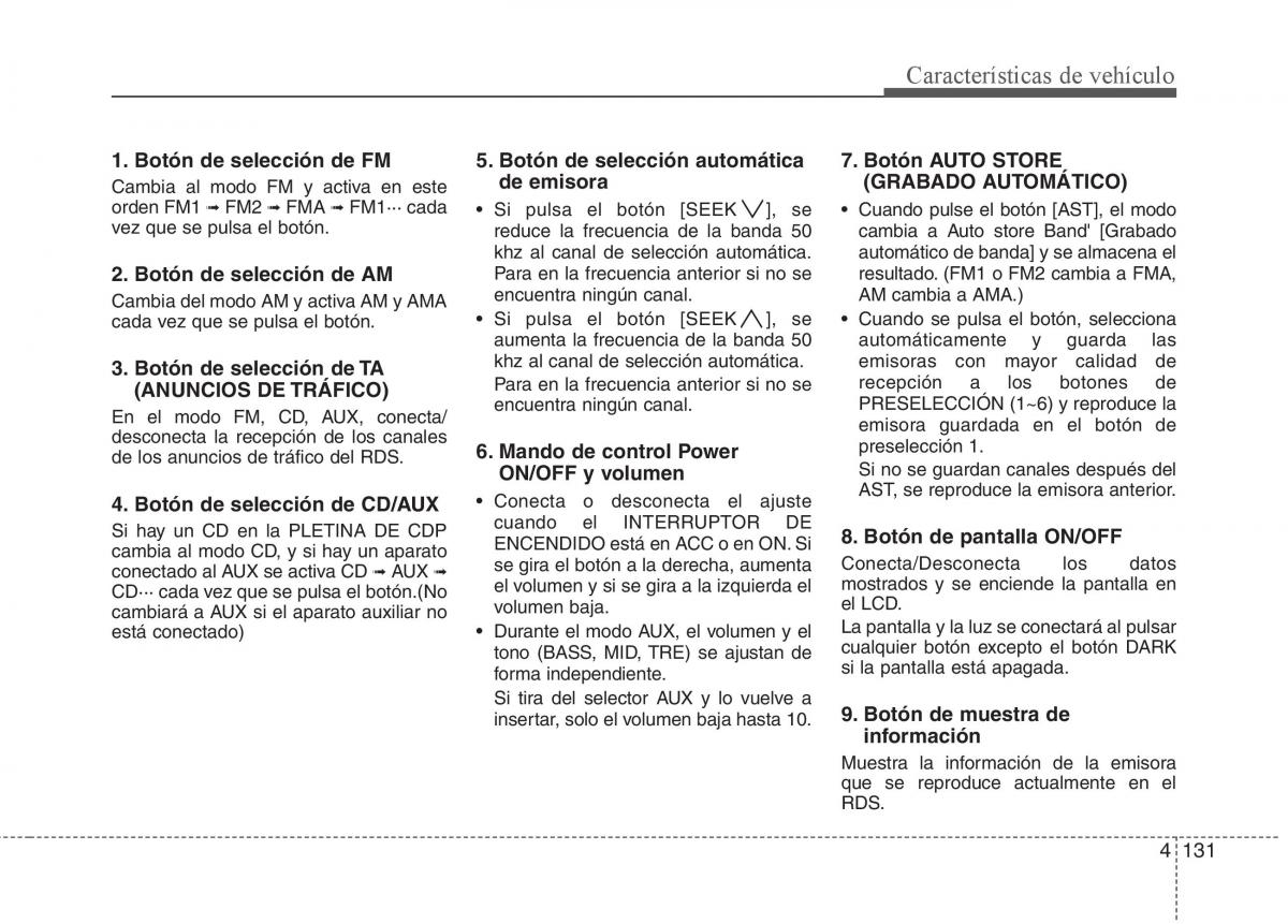 Hyundai i30 I 1 manual del propietario / page 211