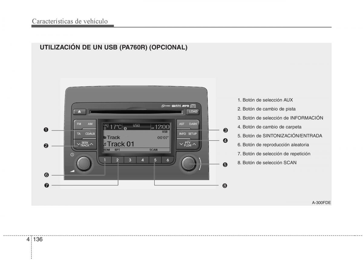 Hyundai i30 I 1 manual del propietario / page 216