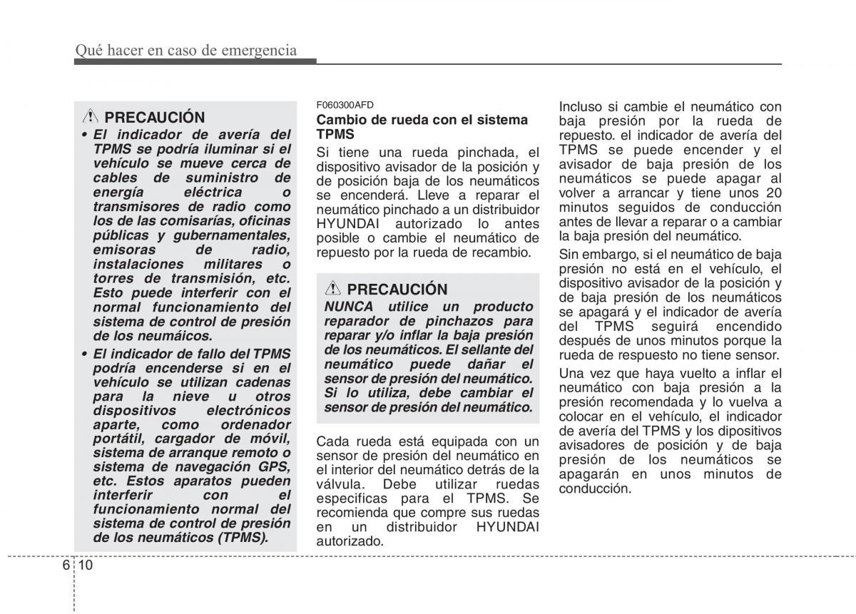 Hyundai i30 I 1 manual del propietario / page 258