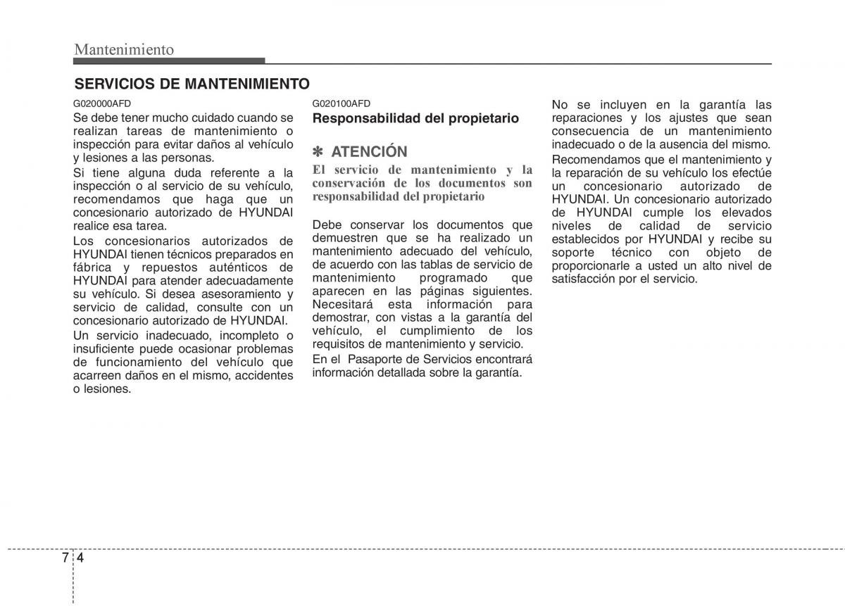 Hyundai i30 I 1 manual del propietario / page 276