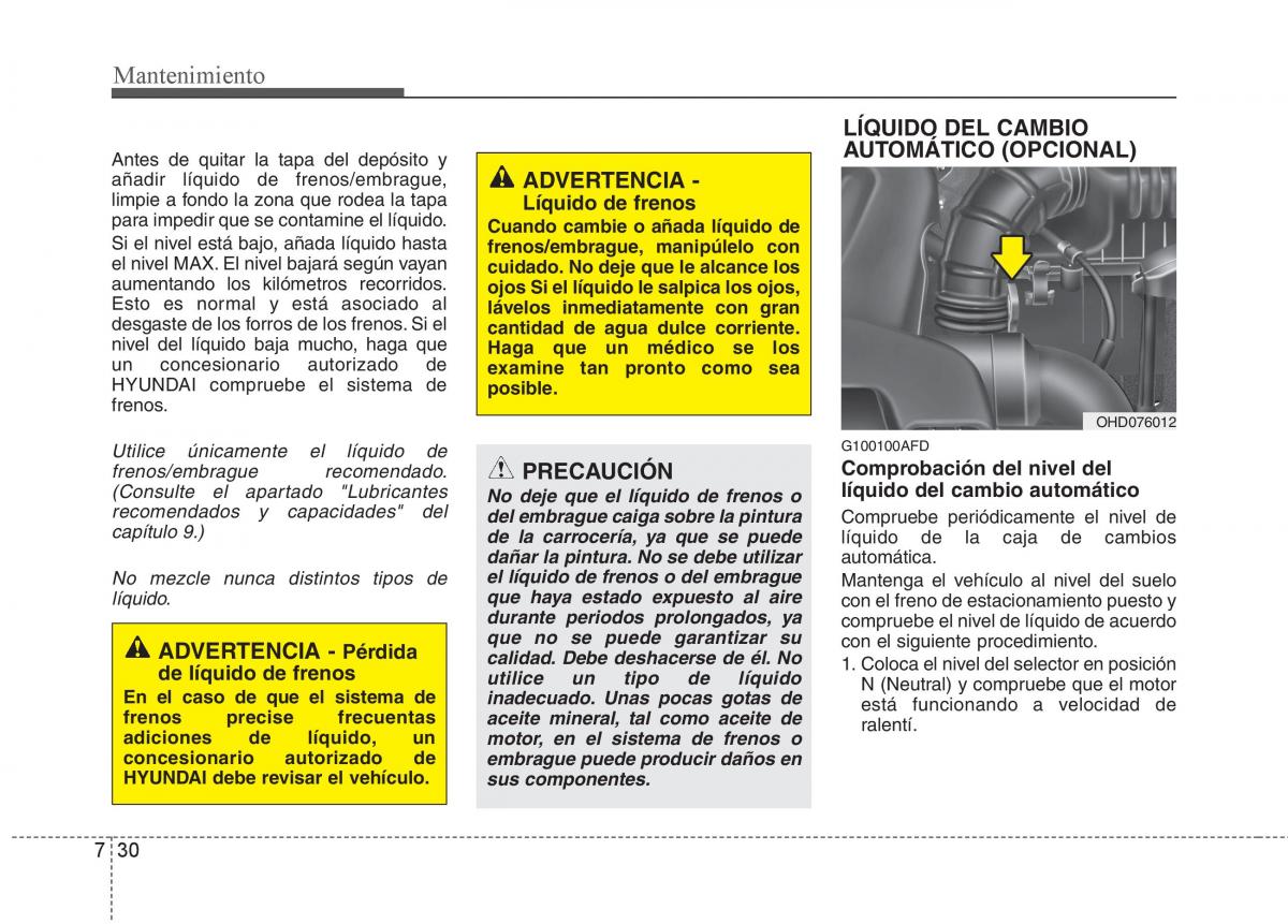 Hyundai i30 I 1 manual del propietario / page 302