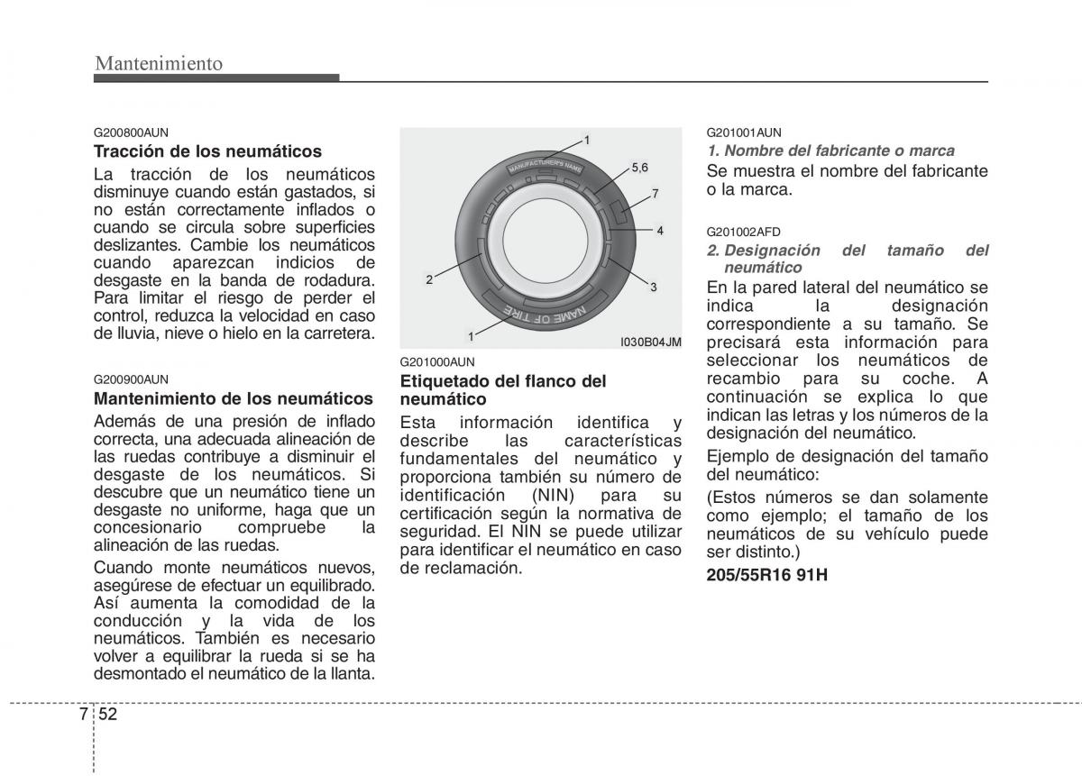 Hyundai i30 I 1 manual del propietario / page 324