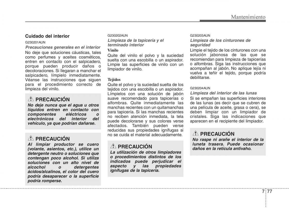 Hyundai i30 I 1 manual del propietario / page 349