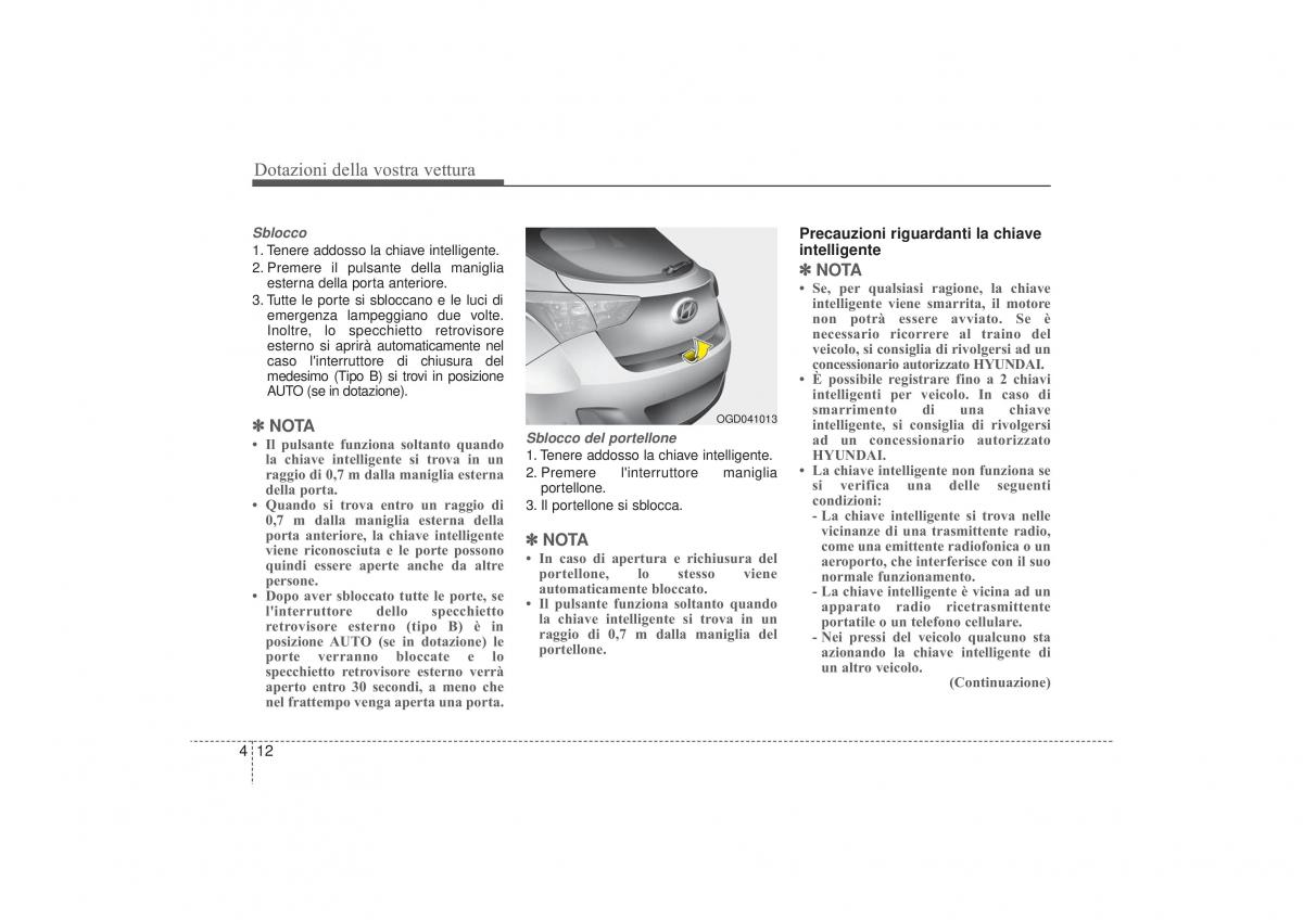 Hyundai i30 II 2 manuale del proprietario / page 96