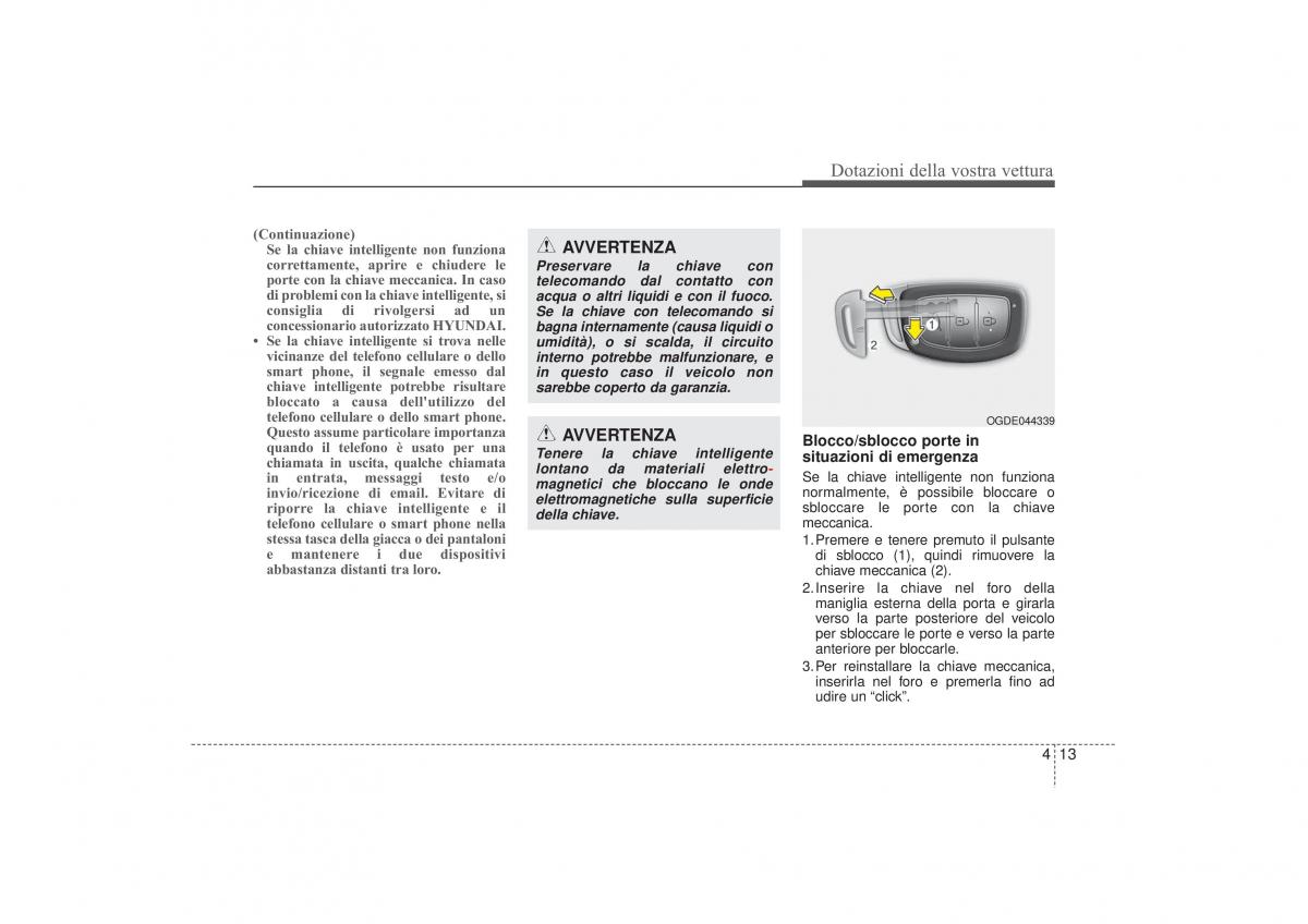 Hyundai i30 II 2 manuale del proprietario / page 97