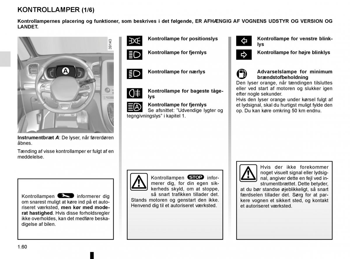 Renault Espace V 5 Bilens instruktionsbog / page 66