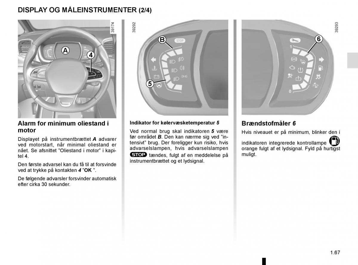 Renault Espace V 5 Bilens instruktionsbog / page 73