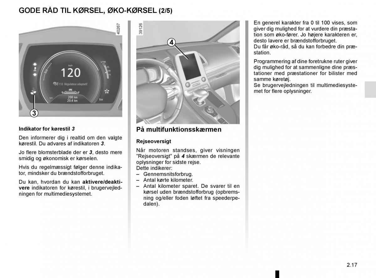 Renault Espace V 5 Bilens instruktionsbog / page 125