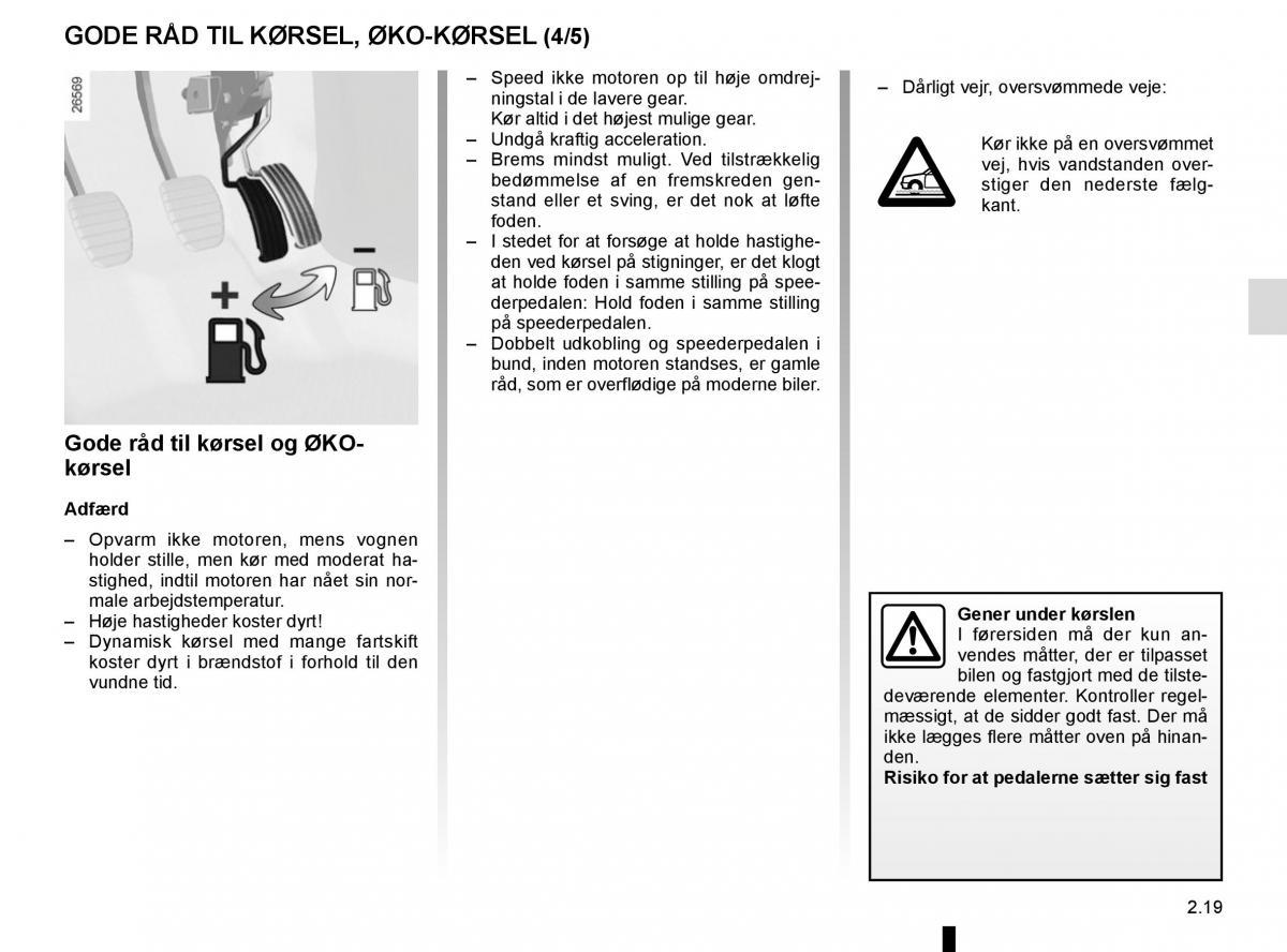 Renault Espace V 5 Bilens instruktionsbog / page 127