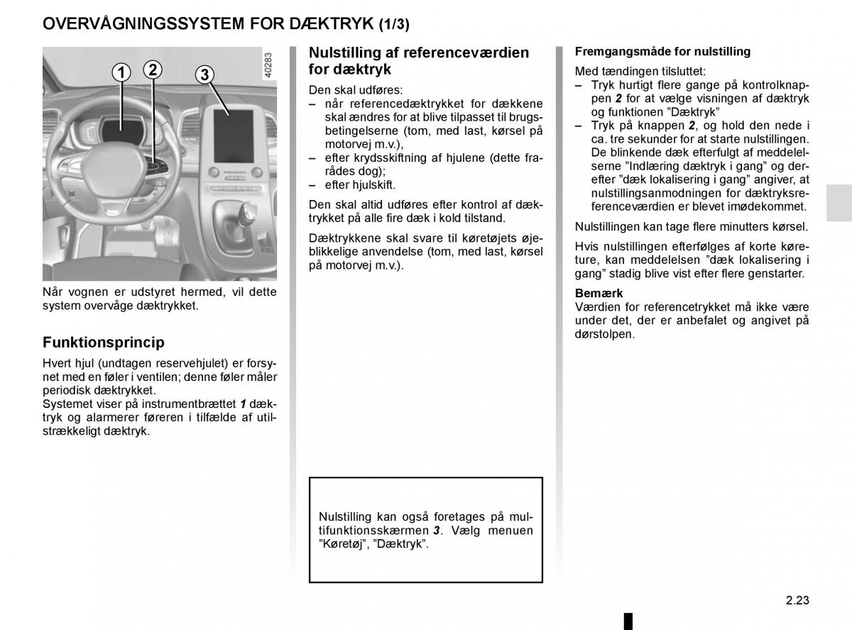 Renault Espace V 5 Bilens instruktionsbog / page 131