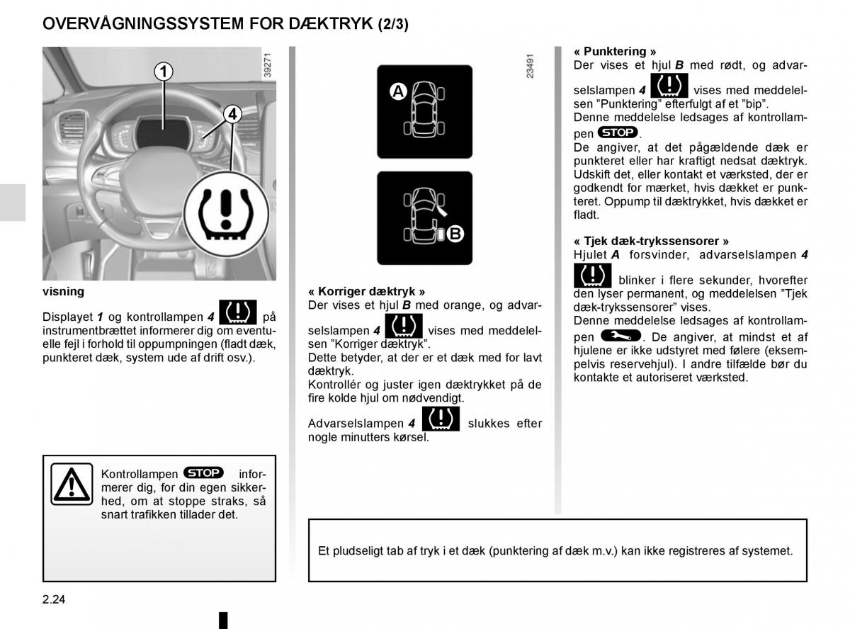 Renault Espace V 5 Bilens instruktionsbog / page 132