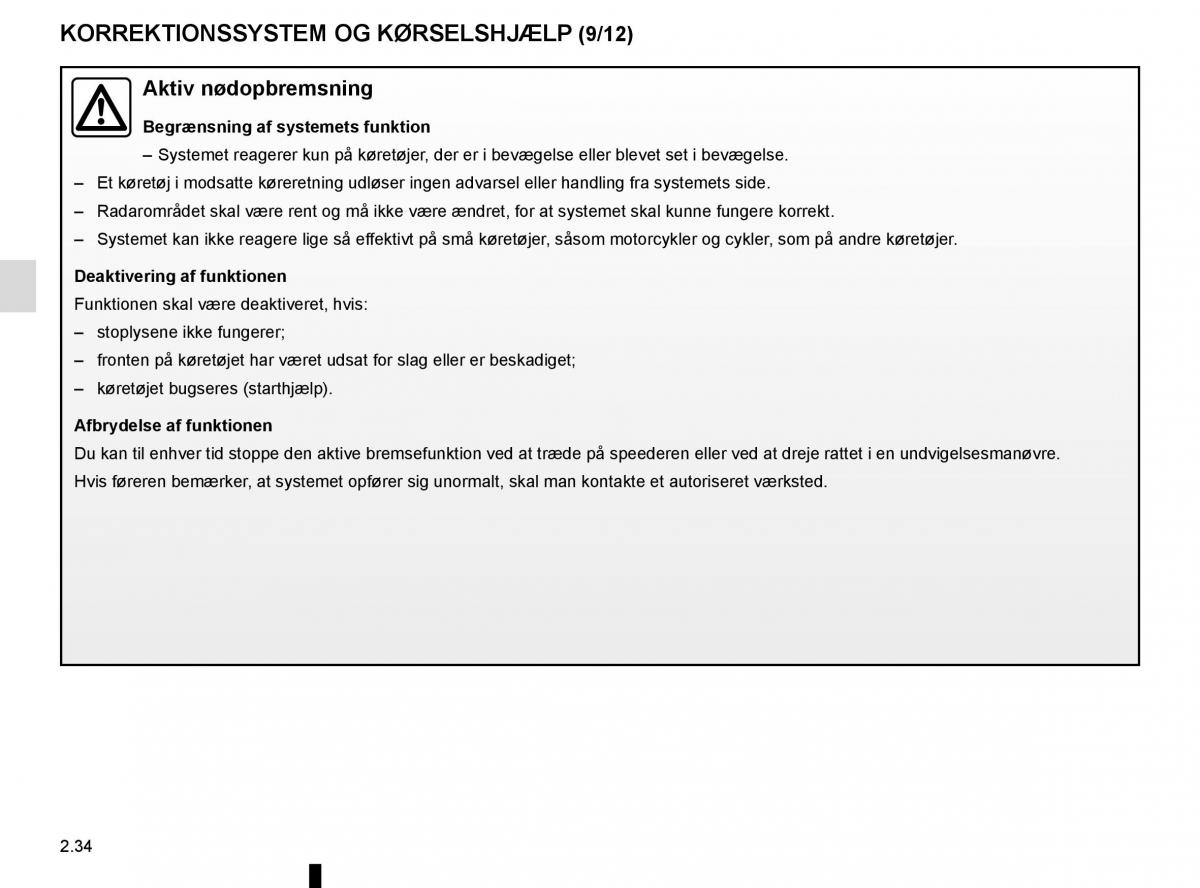 Renault Espace V 5 Bilens instruktionsbog / page 142