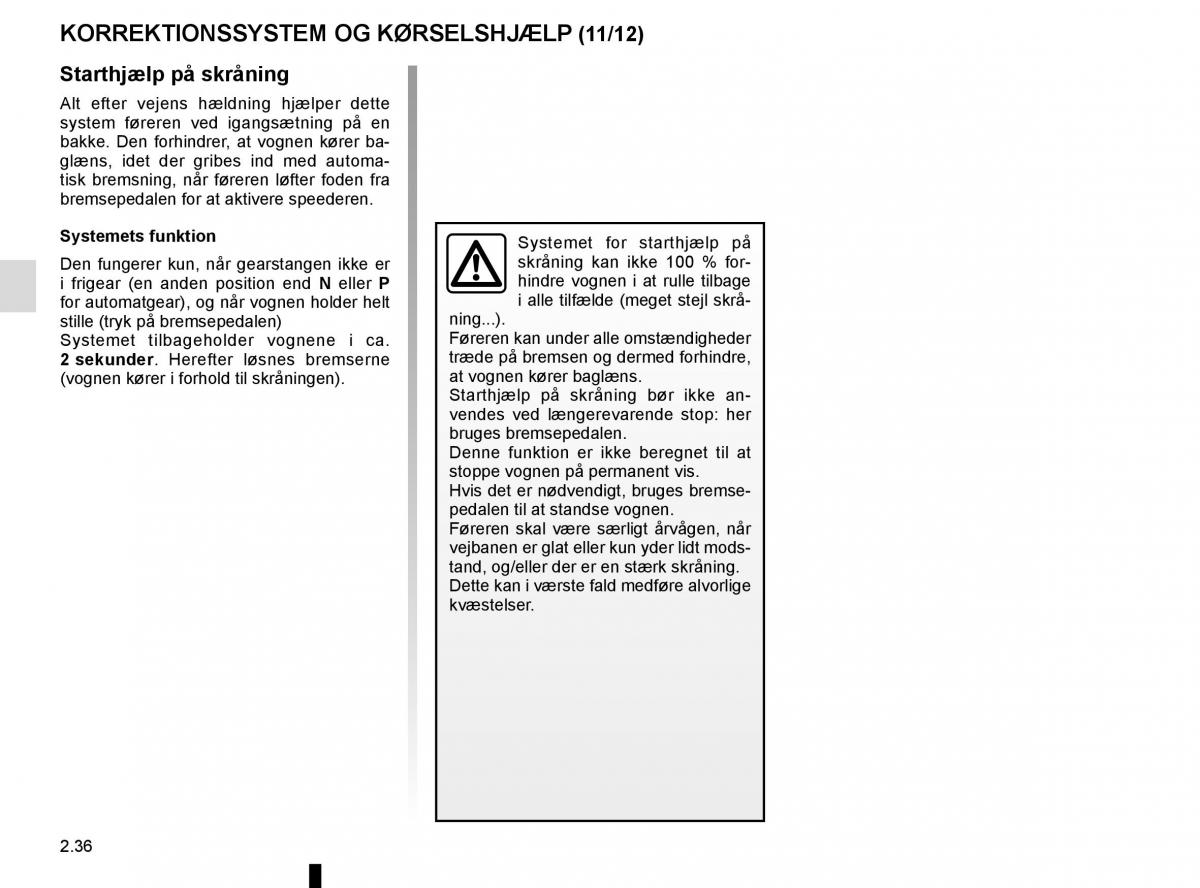 Renault Espace V 5 Bilens instruktionsbog / page 144