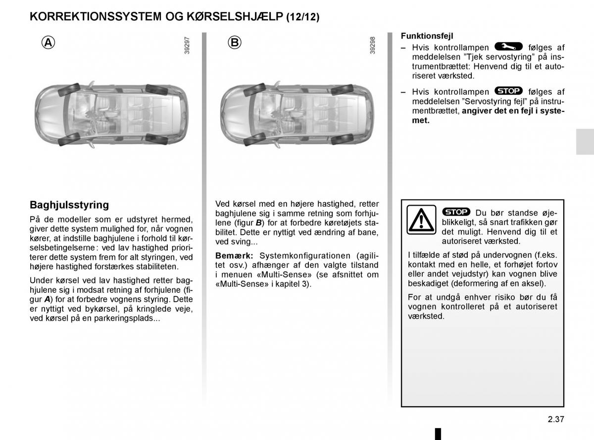 Renault Espace V 5 Bilens instruktionsbog / page 145