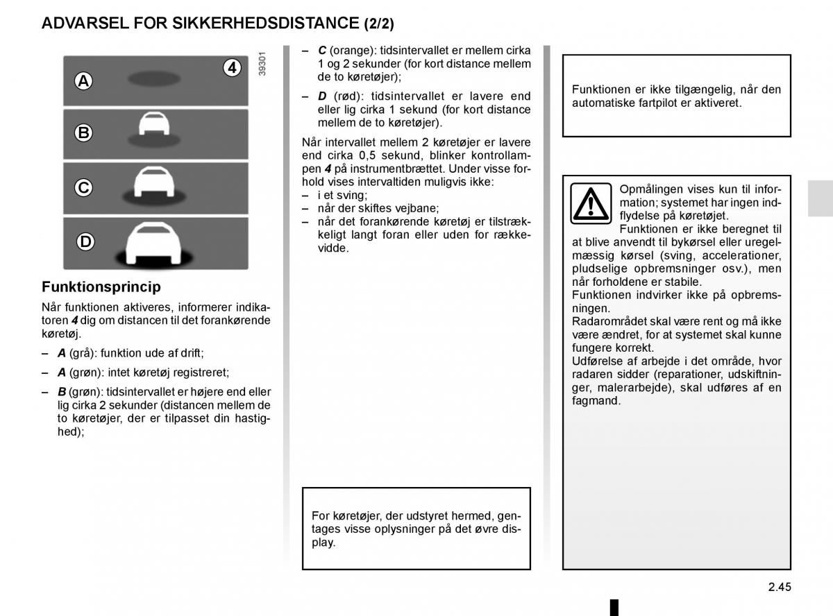 Renault Espace V 5 Bilens instruktionsbog / page 153