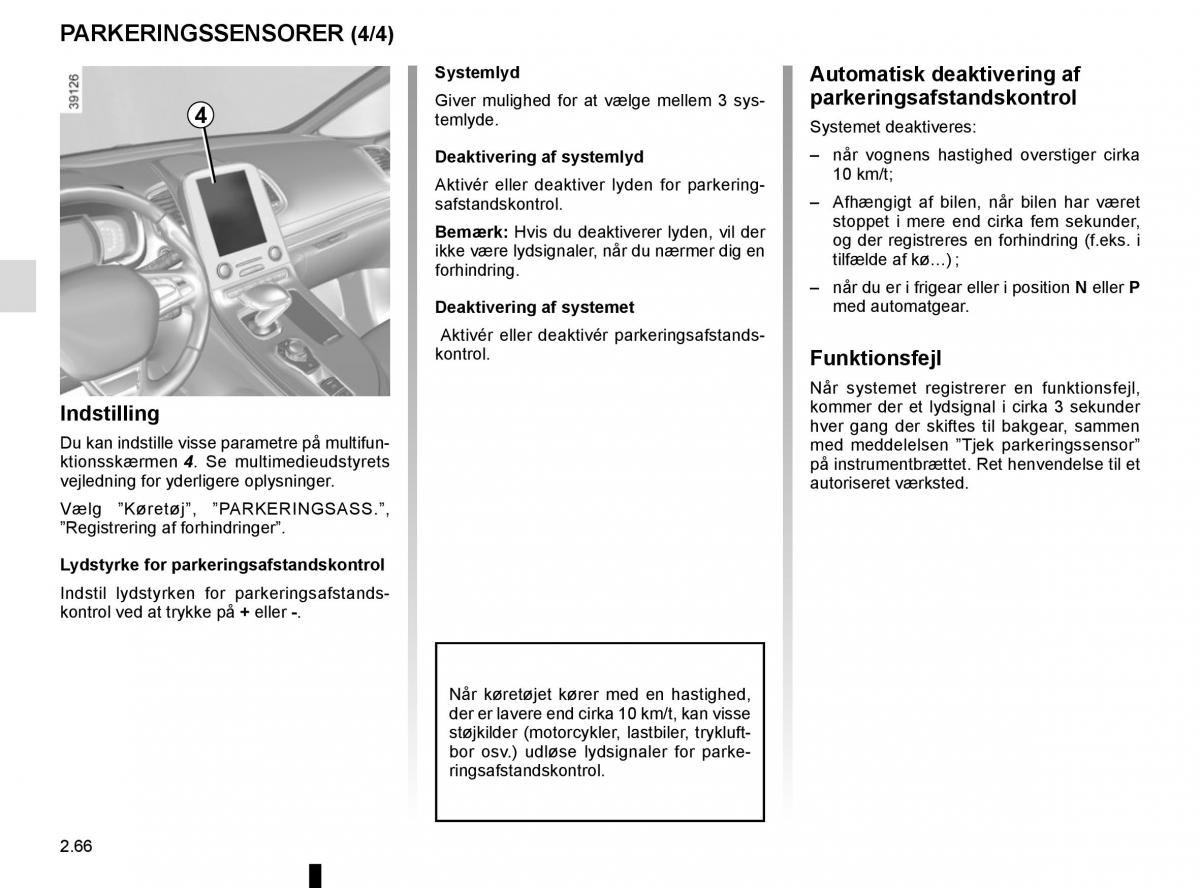 Renault Espace V 5 Bilens instruktionsbog / page 174