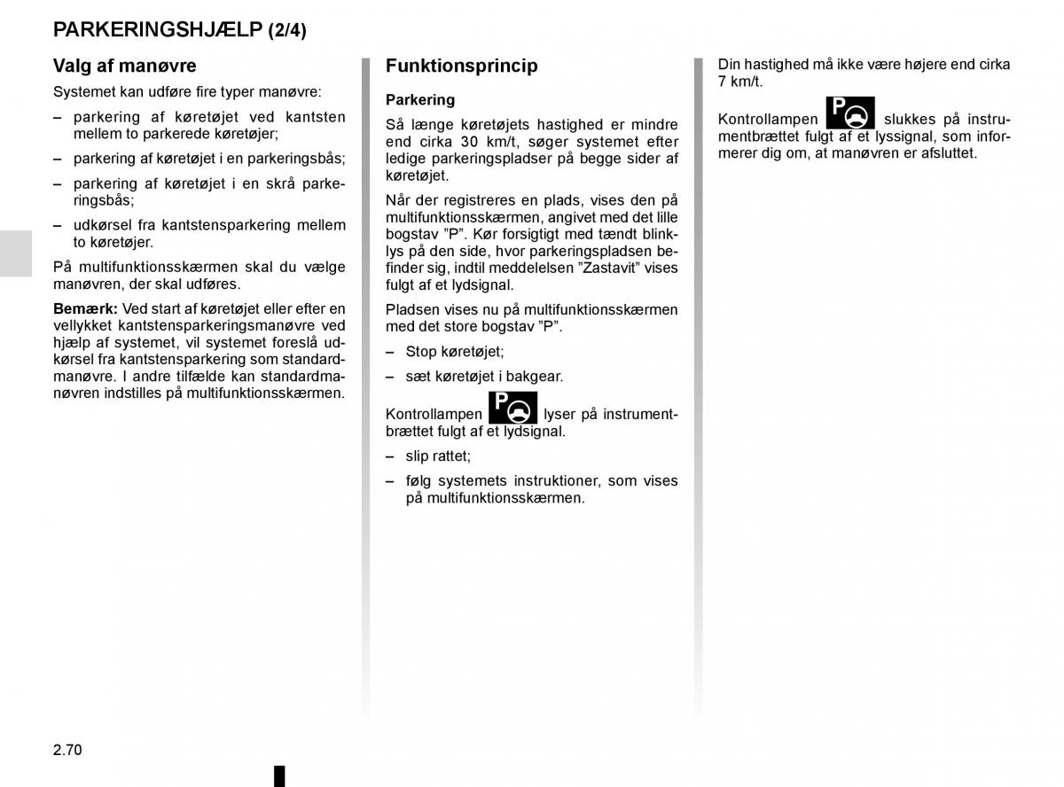 Renault Espace V 5 Bilens instruktionsbog / page 178