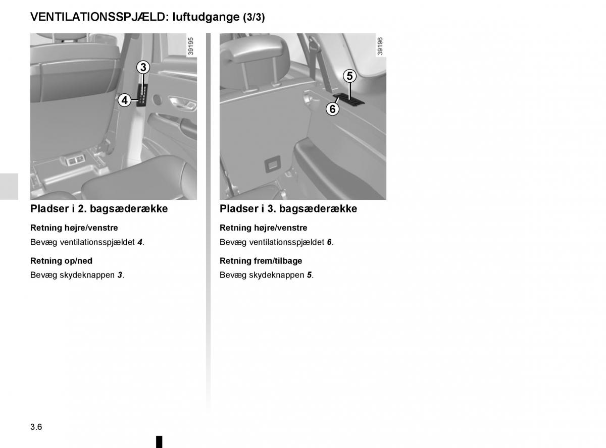 Renault Espace V 5 Bilens instruktionsbog / page 194