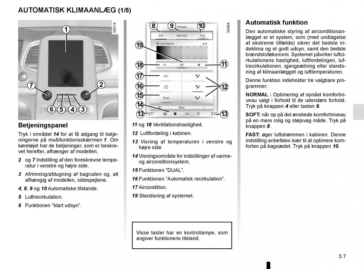 Renault Espace V 5 Bilens instruktionsbog / page 195