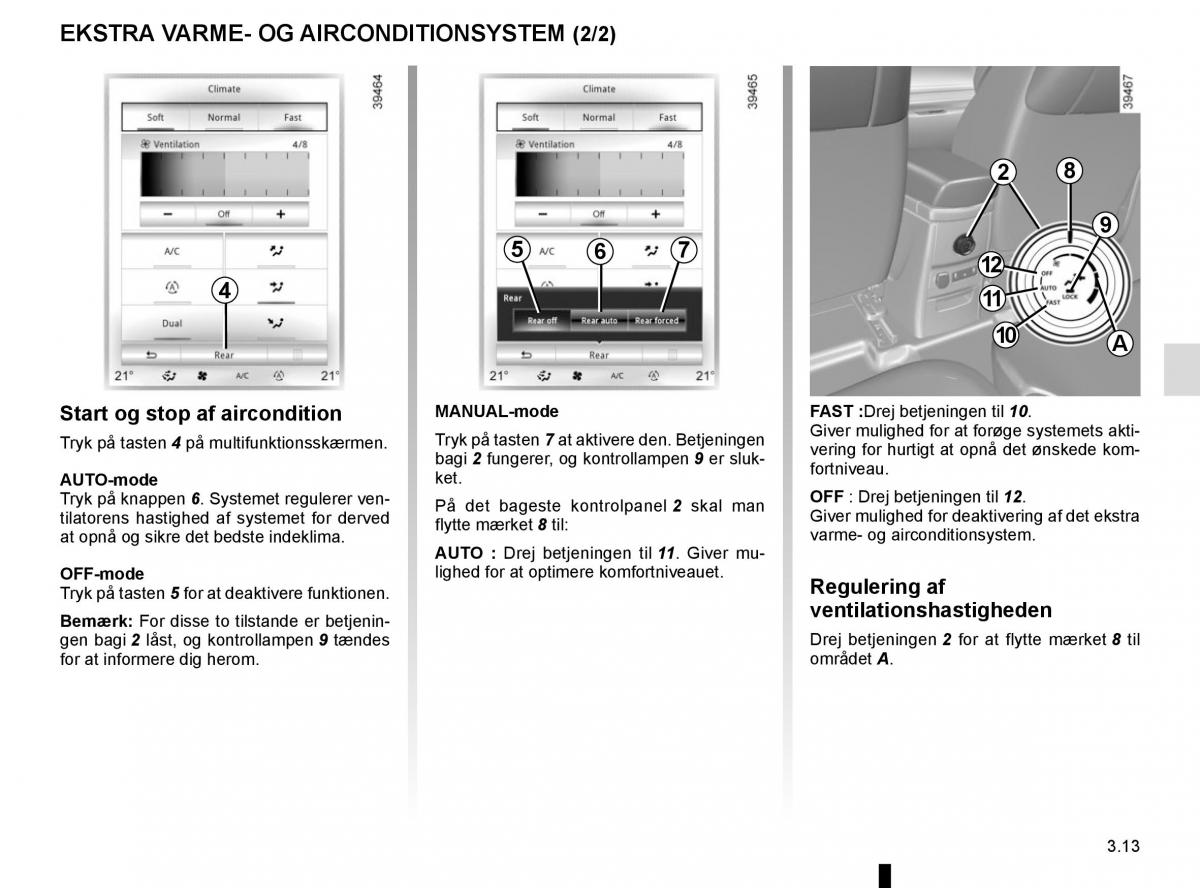 Renault Espace V 5 Bilens instruktionsbog / page 201