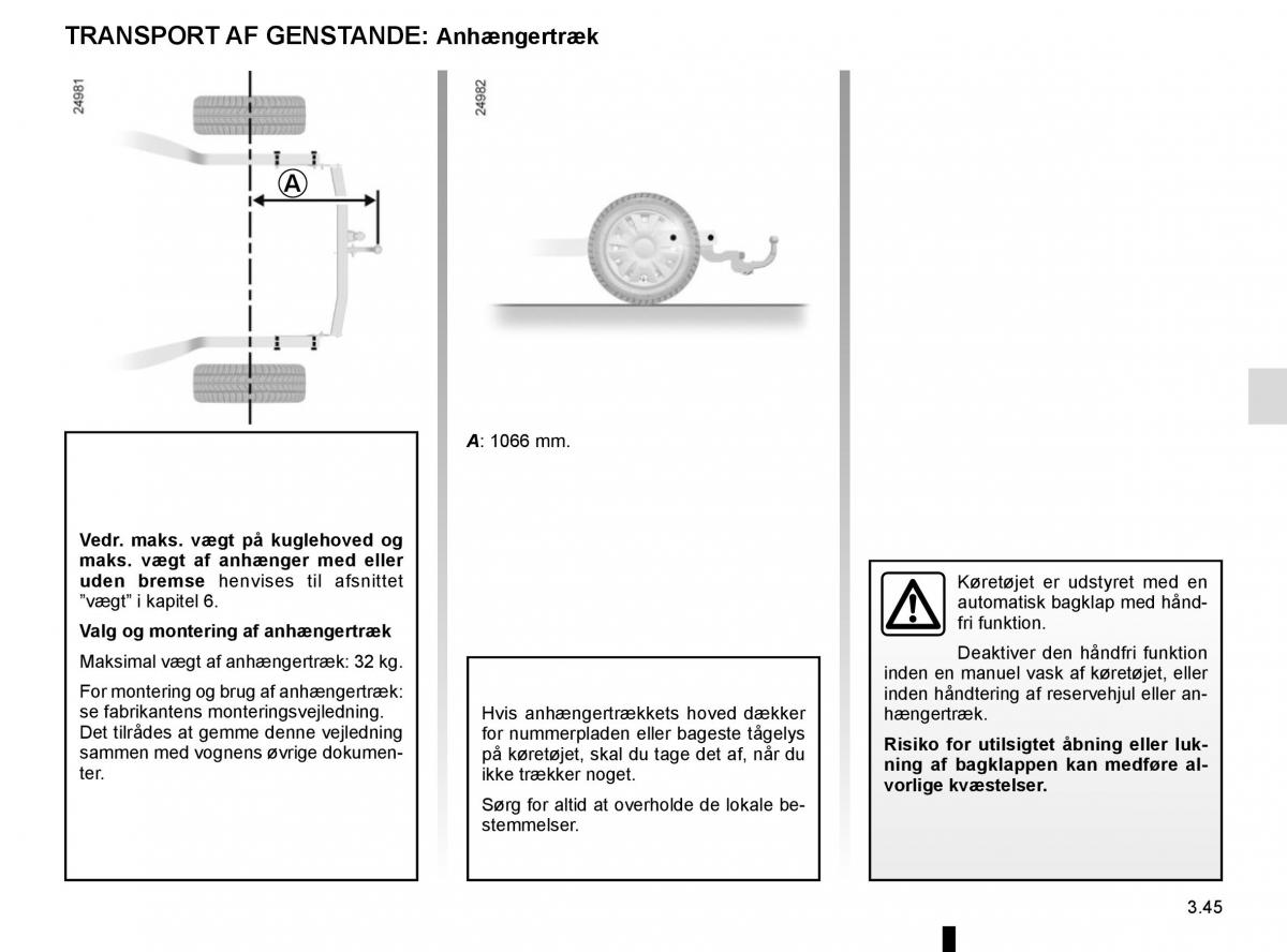 Renault Espace V 5 Bilens instruktionsbog / page 233