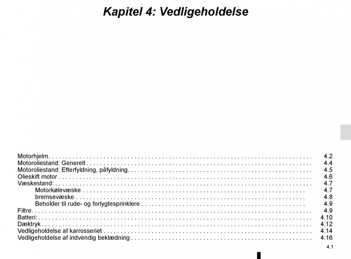 Renault Espace V 5 Bilens instruktionsbog / page 239