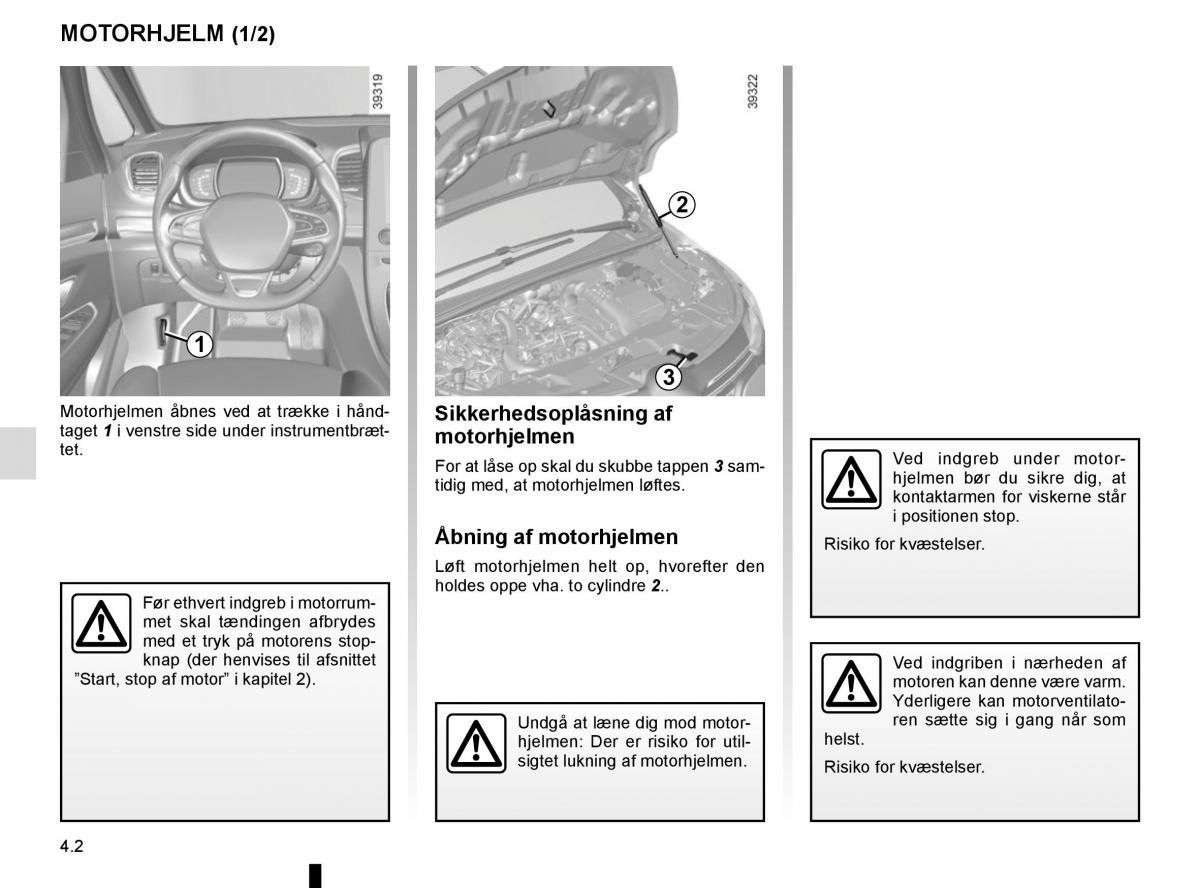 Renault Espace V 5 Bilens instruktionsbog / page 240