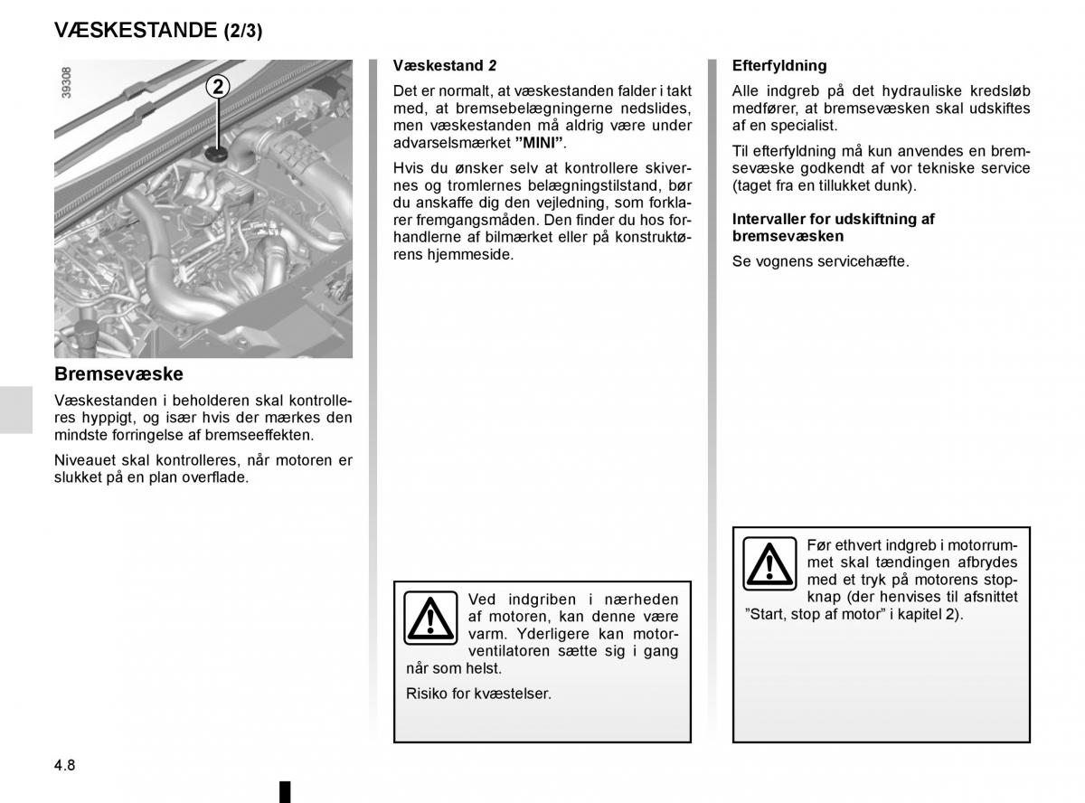 Renault Espace V 5 Bilens instruktionsbog / page 246