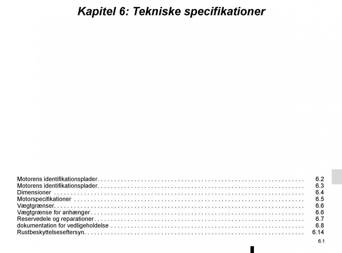 Renault Espace V 5 Bilens instruktionsbog / page 293