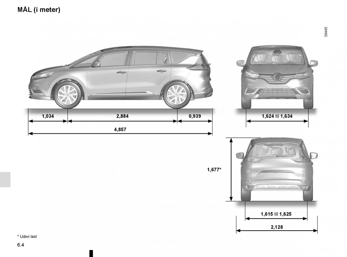 Renault Espace V 5 Bilens instruktionsbog / page 296