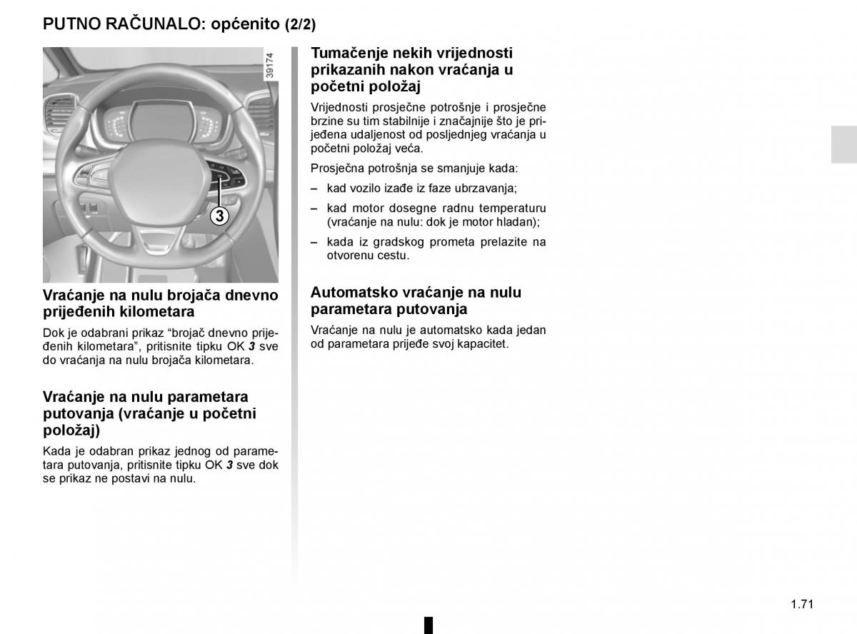 Renault Espace V 5 vlasnicko uputstvo / page 77