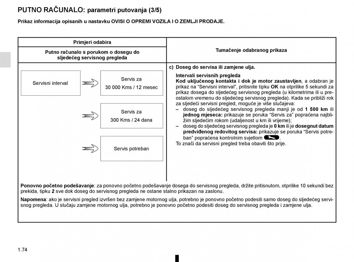 Renault Espace V 5 vlasnicko uputstvo / page 80