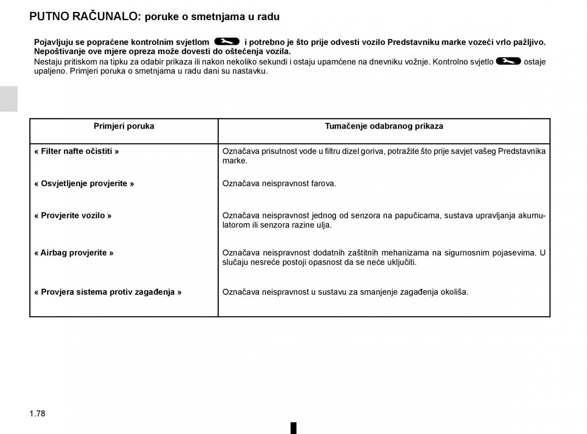 Renault Espace V 5 vlasnicko uputstvo / page 84